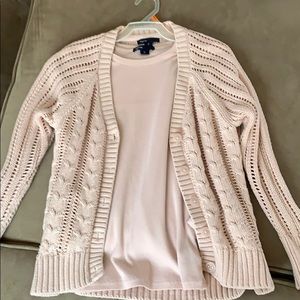 GAP KIDS cardigan long sleeve shirt set